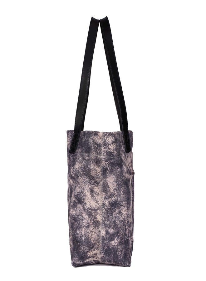 Celtic Premium Textured Leather Tote Bag with Contemporary Finish - Image 2